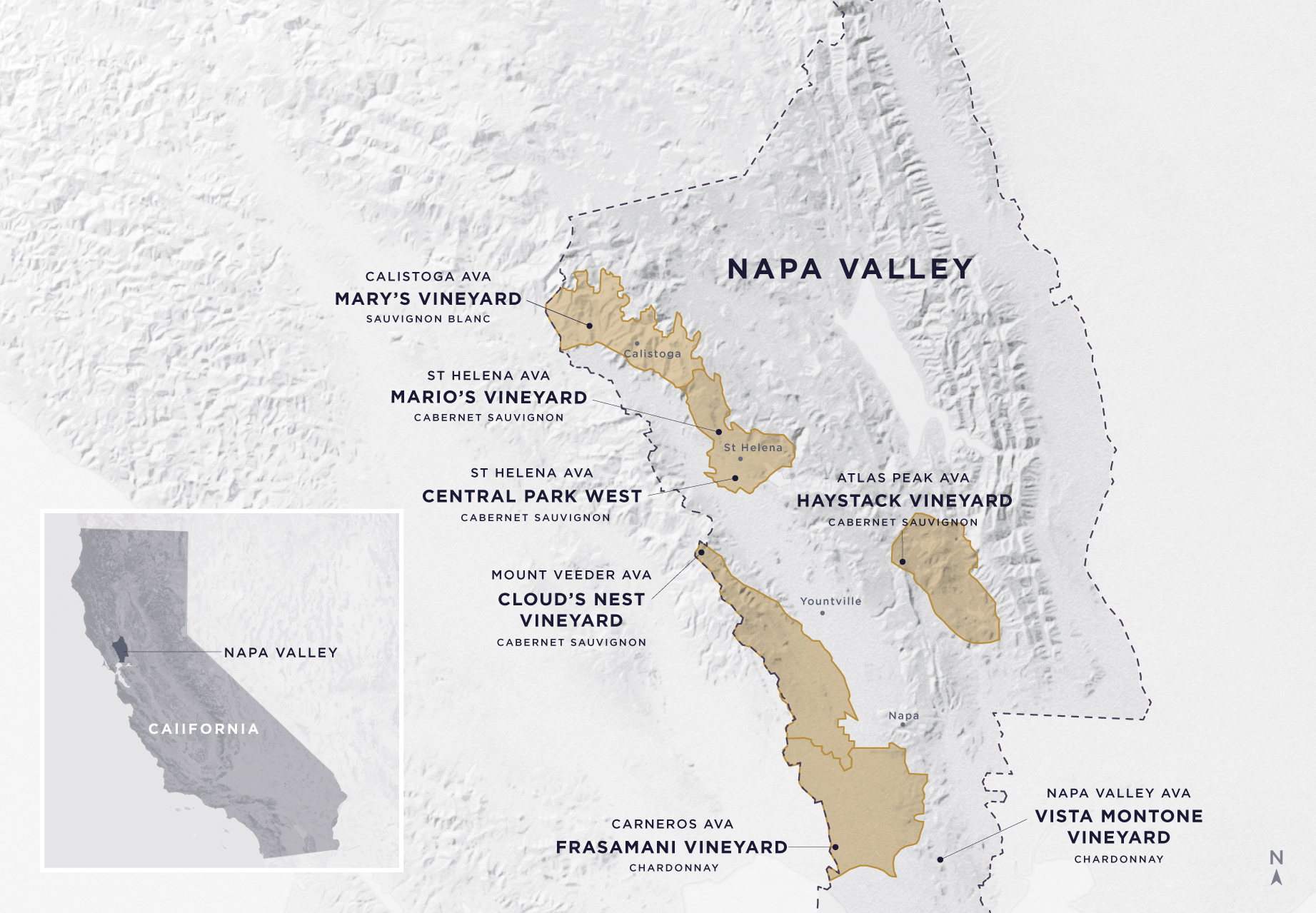 Quattro Theory Vineyards AVA Map